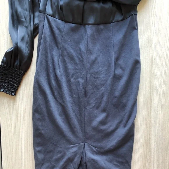 Eva Franco Gray Work Dress - Picture 9 of 11